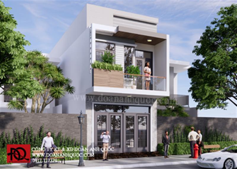 Thiết kế nhà Phan Thiết, Xây nhà trọn gói Phan Thiết, Thi công nhà trọn gói Phan Thiết, Thiết kế Thi công nội thất Phan Thiết Bình Thuận, Công ty Xây dựng Bình Thuận, Thiết kế nhà Bình Thuận, Xây nhà trọn gói Bình Thuận. Thiết kế: Nhà phố 1 trệt 1 lầu - MS01